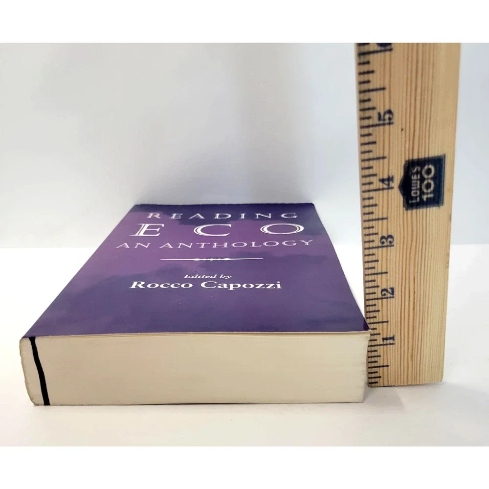 Vintage 1997 Reading Eco An Anthology Rocco Capozzi Indiana Purple PB Semiotics